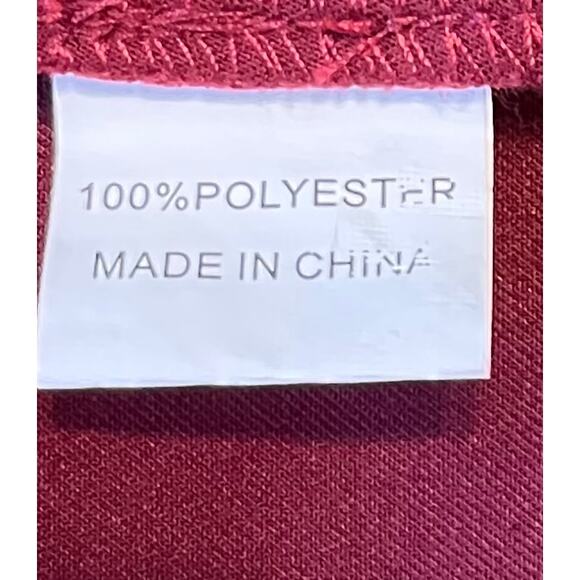 ZAPAKA LACE BODICE, VELOUR SKIRT MIDI PROM DRESS, GIRLS, M (7-9), BURGANDY - Picture 8 of 9